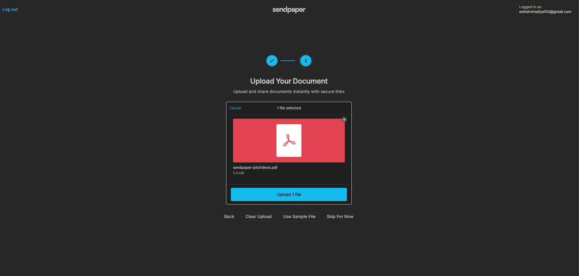 Upload a document to get started